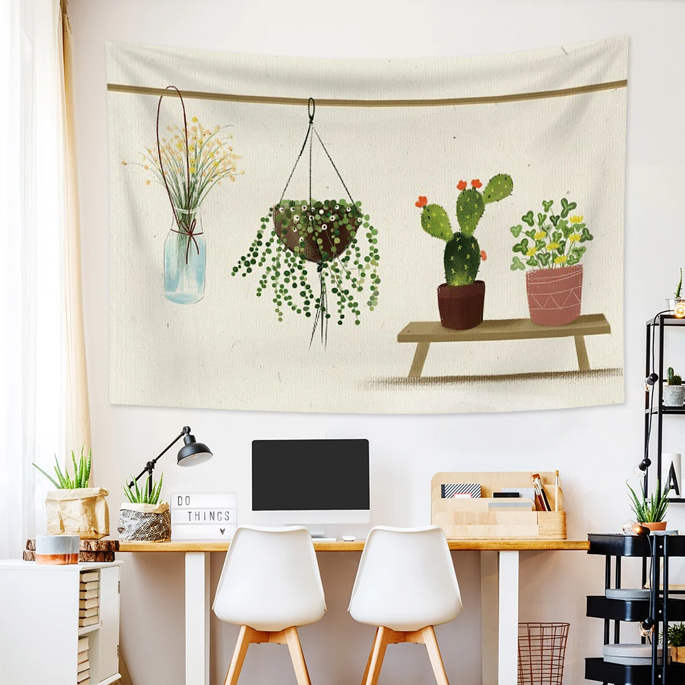 Laeacco Wall Hanging Cloth Room Bedroom Decoration Cactus Plant Bedside Tapestry Dormitory Arrangement Wall Background Fabric
Laeacco Wall Hanging Cloth Room Bedroom Decoration Cactus Plant Bedside Tapestry Dormitory Arrangement Wall Background Fabric
