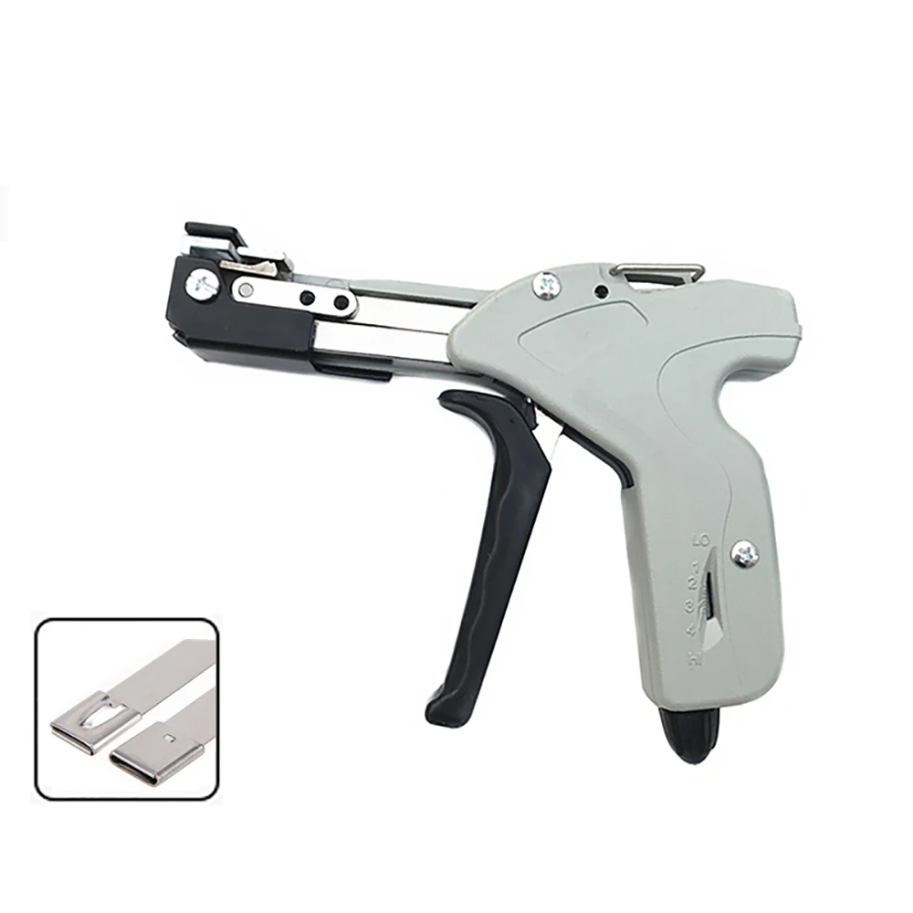Stainless Steel Cable Tie Pliers Zip Tie Automatic Tension Cut Off Gun Special Pliers Fastening Tool for Width 4.6-7.9MM
Stainless Steel Cable Tie Pliers Zip Tie Automatic Tension Cut Off Gun Special Pliers Fastening Tool for Width 4.6-7.9MM