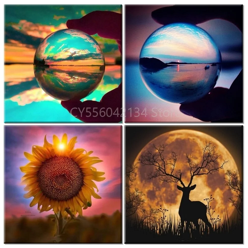 DIY 5d Diamond Painting Full Sunset Lake Handmade Resin Diamond Home Decor Diamond Mosaic Painting Kits 
DIY 5d Diamond Painting Full Sunset Lake Handmade Resin Diamond Home Decor Diamond Mosaic Painting Kits