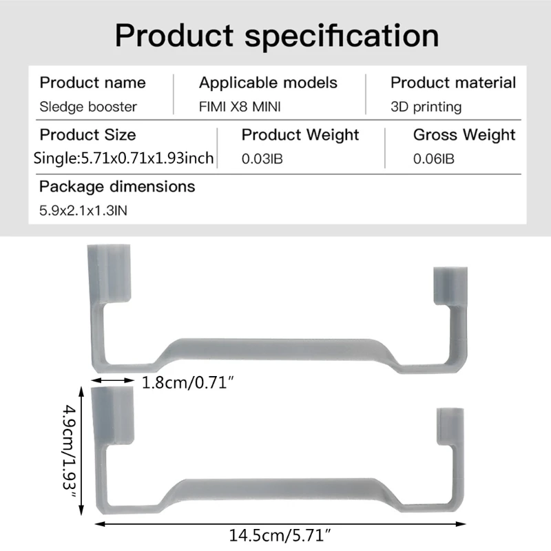 2 Pieces Landing Gear Kits Compatible with FIMI X8 MINI 3D Drone Extender Protector Stand Gimbal Guard Accessoires 
2 Pieces Landing Gear Kits Compatible with FIMI X8 MINI 3D Drone Extender Protector Stand Gimbal Guard Accessoires