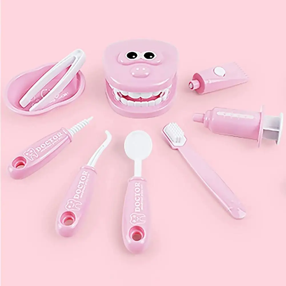 9-Piece Dentist Toy Set Dental Standard Teeth Kids Toy Educational Model Learning Toys Interactive Early Education Toys 
9-Piece Dentist Toy Set Dental Standard Teeth Kids Toy Educational Model Learning Toys Interactive Early Education Toys