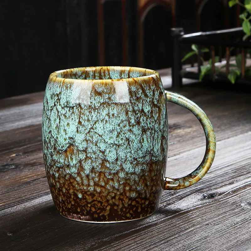 500ML Creative personality mug large capacity simple ceramic cup couple cup Japanese style coffee cup
500ML Creative personality mug large capacity simple ceramic cup couple cup Japanese style coffee cup