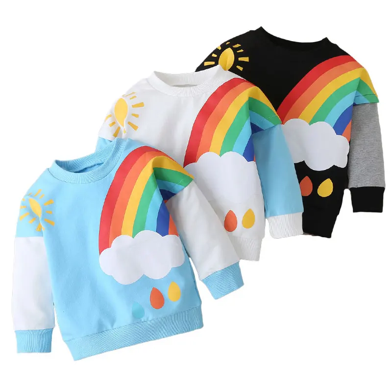 2020 Autumn Winter Children's Sweater Rainbow Sweatshirts For Kids Long-Sleeved Girls Popular Baby Tops Shirts
2020 Autumn Winter Children's Sweater Rainbow Sweatshirts For Kids Long-Sleeved Girls Popular Baby Tops Shirts