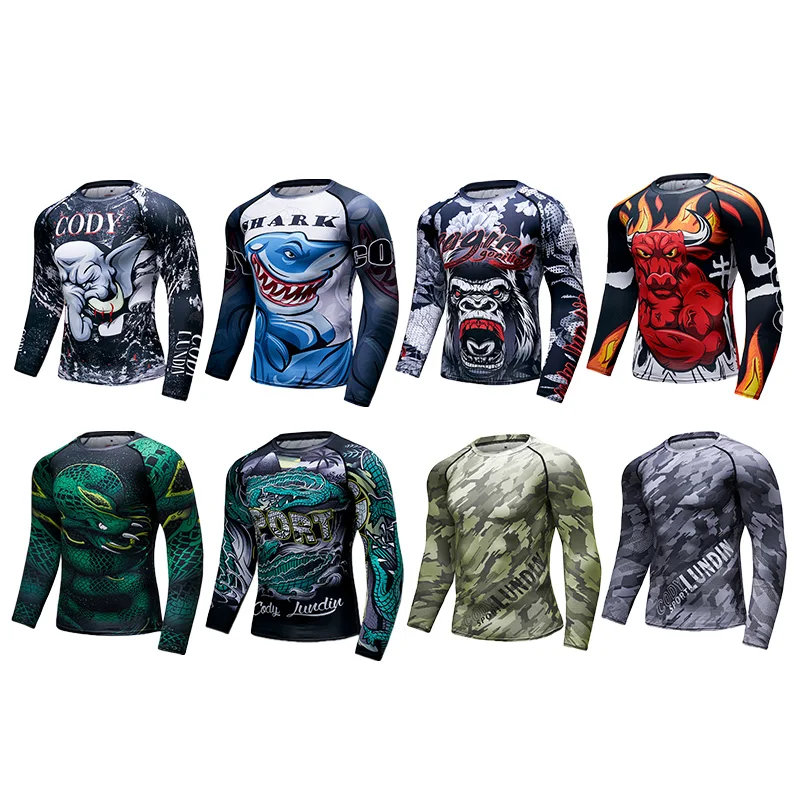 2021 High Quality Men Round Neck Rash Guard Digital Sublimation Printed Sport Wear
2021 High Quality Men Round Neck Rash Guard Digital Sublimation Printed Sport Wear
