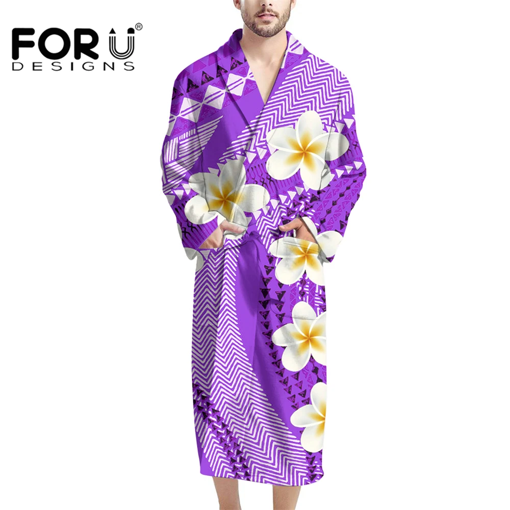 FORUDESIGNS Hawaiian Tribal Tattoo print Purple Kimono For Mens Skin-friendly Comfortable Towel Soft Gown Warm Soft Housecoat
FORUDESIGNS Hawaiian Tribal Tattoo print Purple Kimono For Mens Skin-friendly Comfortable Towel Soft Gown Warm Soft Housecoat