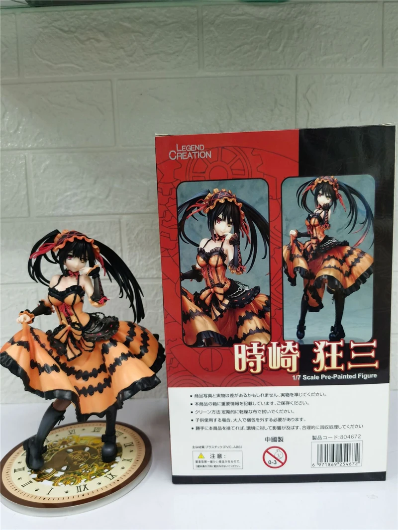 Anime Date A Live Nightmare Tokisaki Kurumi 1/7 Scale Pre-painted Sexy PVC Action Figure Collectible Model Toys Doll 24CM 
Anime Date A Live Nightmare Tokisaki Kurumi 1/7 Scale Pre-painted Sexy PVC Action Figure Collectible Model Toys Doll 24CM