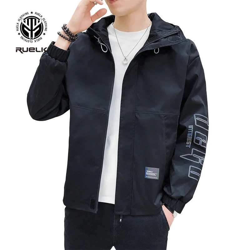 Men's Jacket Spring and Autumn New Fashion Trend Streetwear Streetwear Luminous Text Hooded Outwear Handsome Jacket Hooded Men
Men's Jacket Spring and Autumn New Fashion Trend Streetwear Streetwear Luminous Text Hooded Outwear Handsome Jacket Hooded Men