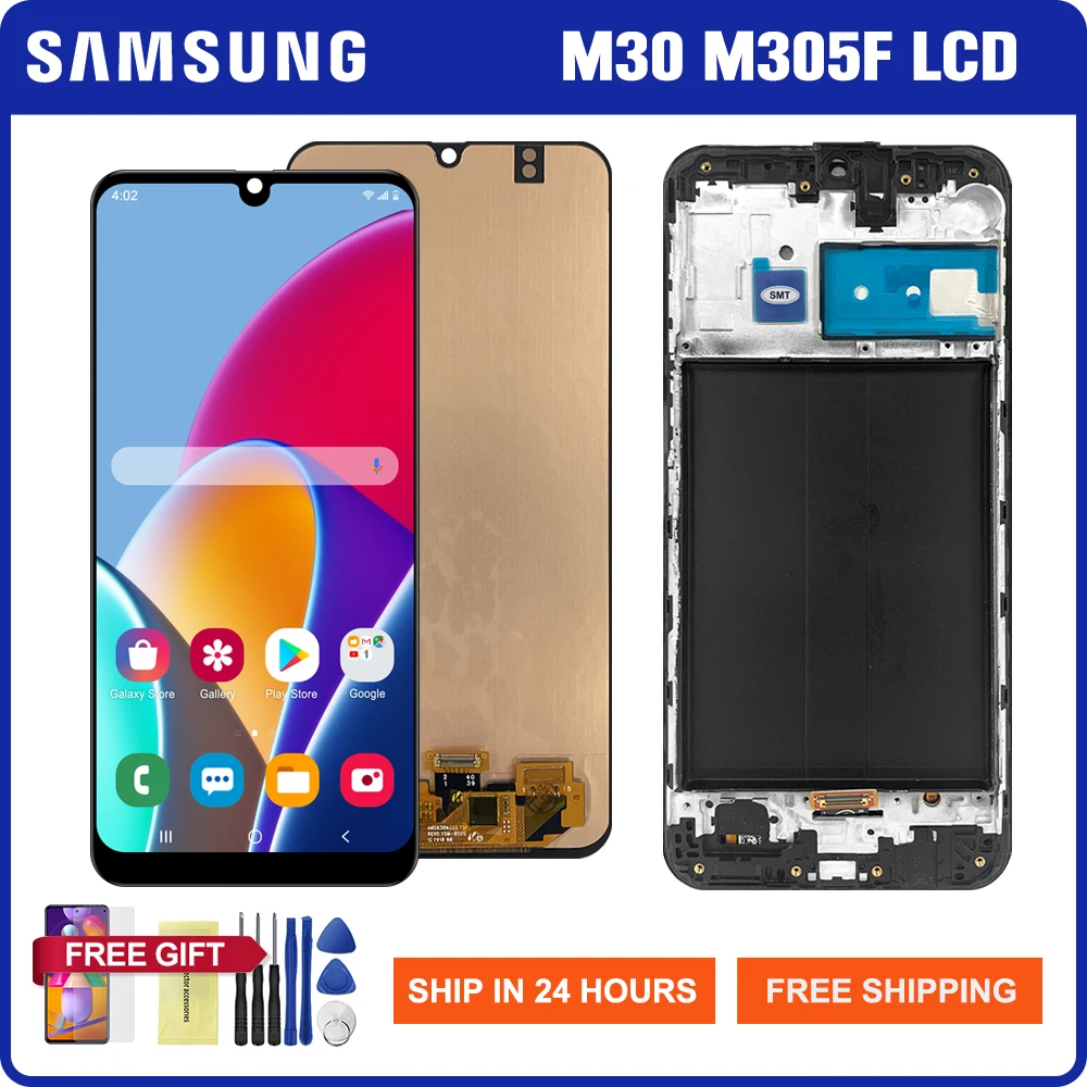 Super Amoled экран для Samsung Galaxy M30 M305 M305F M305DS ЖК-дисплей сенсорный экран дигитайзер в сборе для Samsung M30 2019
Super Amoled экран для Samsung Galaxy M30 M305 M305F M305DS ЖК-дисплей сенсорный экран дигитайзер в сборе для Samsung M30 2019