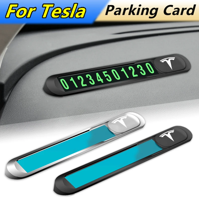 1pcs Temporary Car Parking Card Metal Phone Number Plate For Teslas Model 3 2021 S X Y Style Roadster Invader Coil Mod WYE K80
1pcs Temporary Car Parking Card Metal Phone Number Plate For Teslas Model 3 2021 S X Y Style Roadster Invader Coil Mod WYE K80