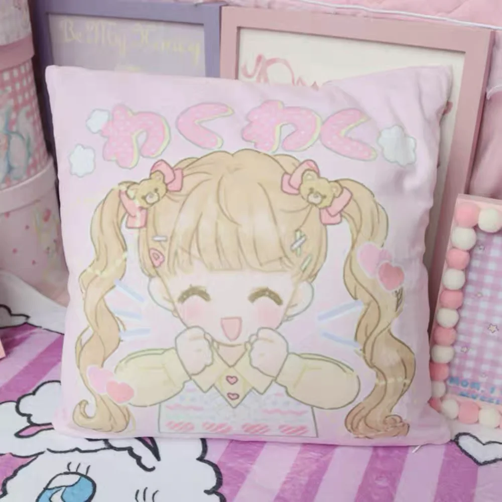 Cartoon Cute Pattern Square Cushion Cover Pillow Case Polyester Throw Pillows Cushions For Home Decor 35*35cm
Cartoon Cute Pattern Square Cushion Cover Pillow Case Polyester Throw Pillows Cushions For Home Decor 35*35cm