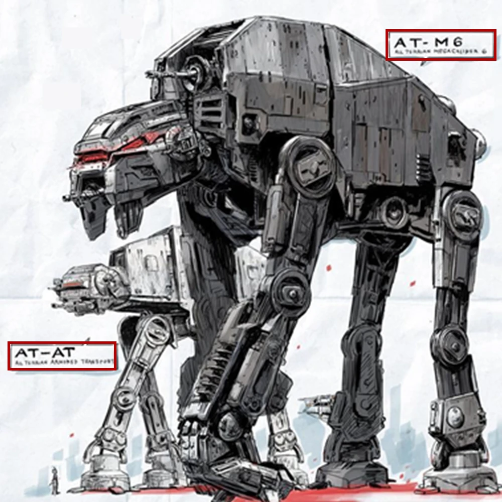 New AT-AT AT-M6 Star Space Wars Heavy Assault Walker Robot Building Block Brick Kid Toy Gift
New AT-AT AT-M6 Star Space Wars Heavy Assault Walker Robot Building Block Brick Kid Toy Gift