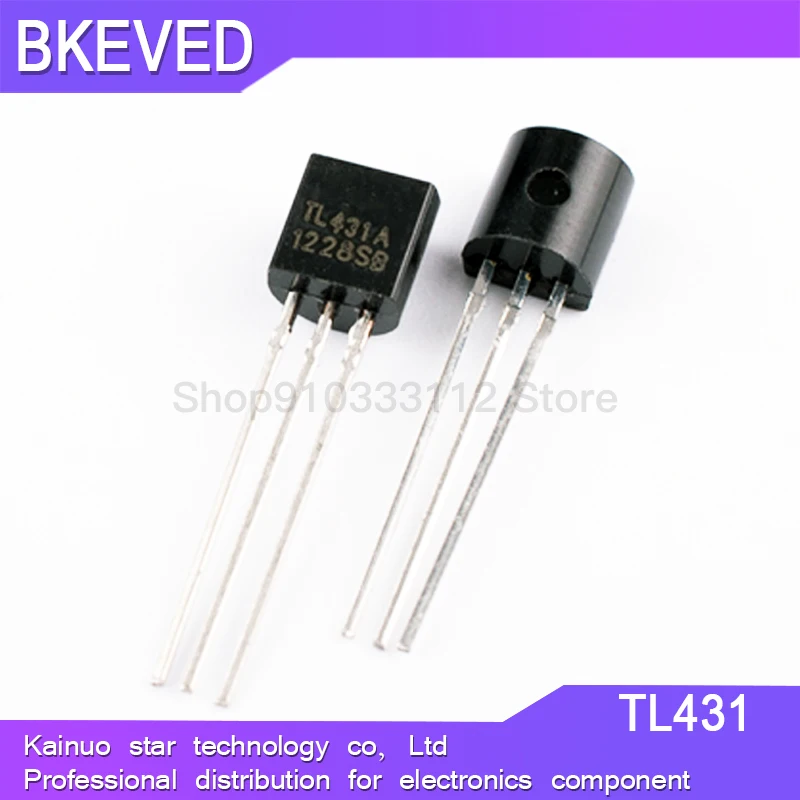 

100PCS TL431 TO92 TL431A TO-92 431 new voltage regulator IC