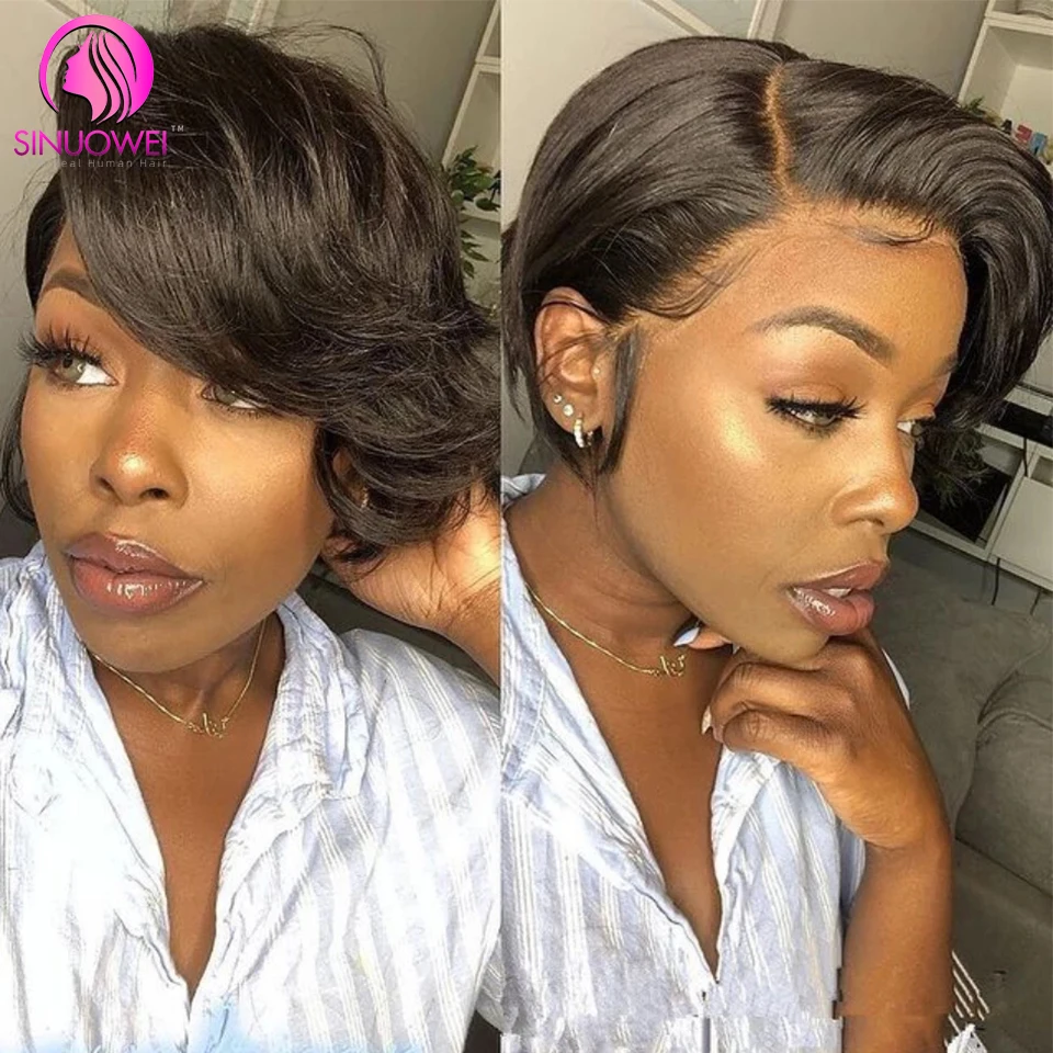 Straight Pixie Cut Short Human Hair Wigs 13x1 Transparent Part Lace Wigs, Side Part Lace Front Human Hair Wig For Women
Straight Pixie Cut Short Human Hair Wigs 13x1 Transparent Part Lace Wigs, Side Part Lace Front Human Hair Wig For Women