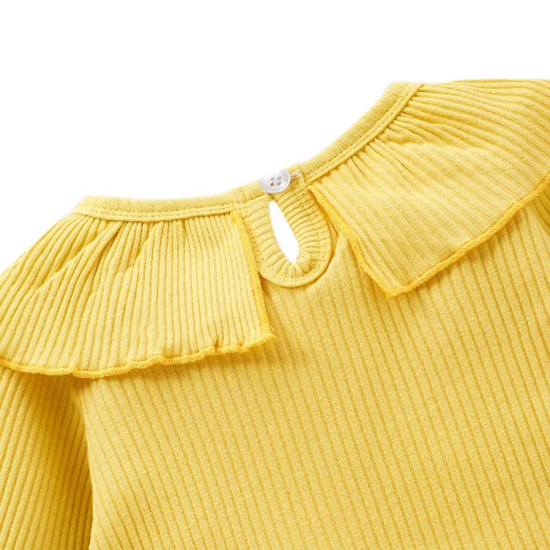 Newborn Infant Kids Baby Girls Boys Autumn Causal Bodysuits Ruffles Long Sleeve Solid Warm Jumpsuits Outfit 0-24M 
Newborn Infant Kids Baby Girls Boys Autumn Causal Bodysuits Ruffles Long Sleeve Solid Warm Jumpsuits Outfit 0-24M
