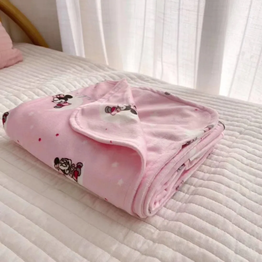 Disney розовый Детские Микки и Минни Маус Мышь супер пушистые Comforty Одеяло полотенца