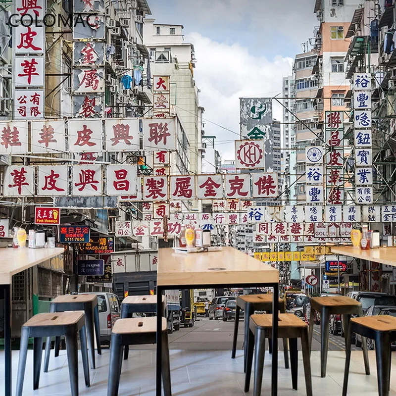 Colomac Custom 3d Hong Kong Street View Casual Bar Snack Bar Milk Tea Graffiti Decoration Wall Covering Wallpaper Dropshipping
Colomac Custom 3d Hong Kong Street View Casual Bar Snack Bar Milk Tea Graffiti Decoration Wall Covering Wallpaper Dropshipping