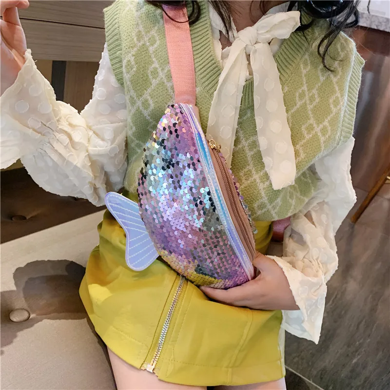 Children's Belt Bags Fashionable Cute Fishtail Sequins Small Shoulder Bags Gifts for Girls Best Sale-WT
Children's Belt Bags Fashionable Cute Fishtail Sequins Small Shoulder Bags Gifts for Girls Best Sale-WT