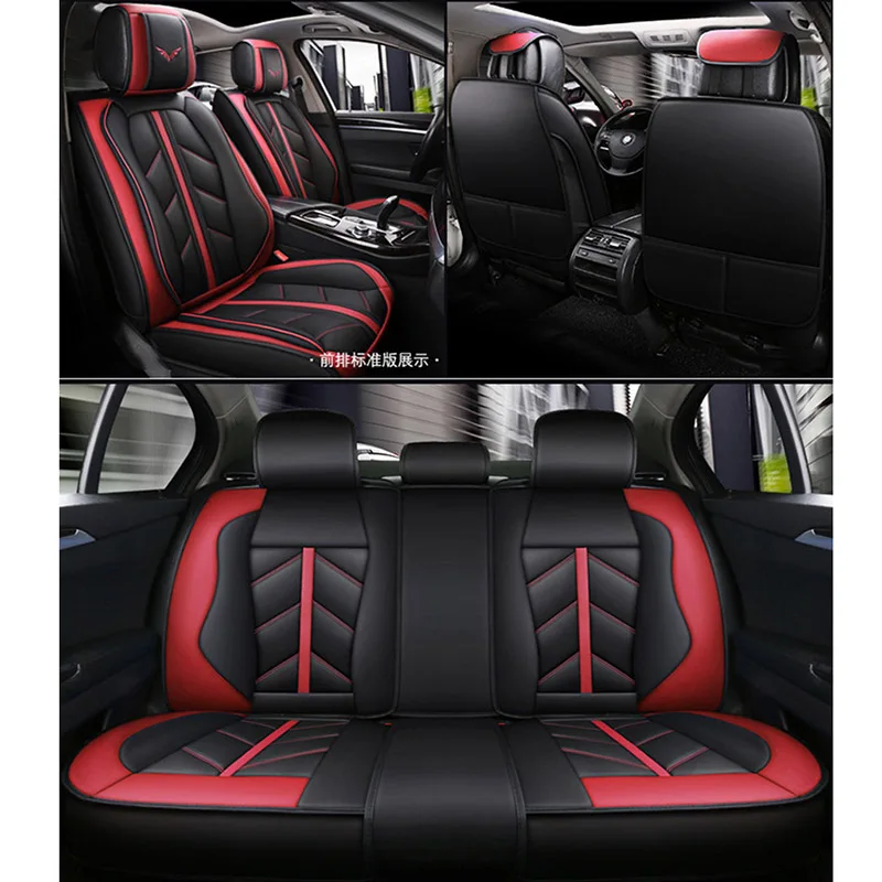 Flash mat Leather Car Seat Covers for peugeot 308 607 206 207 301 407 408 508 2008 4008 5008 RCZ 307 sw 3008 car styling | Автомобили и