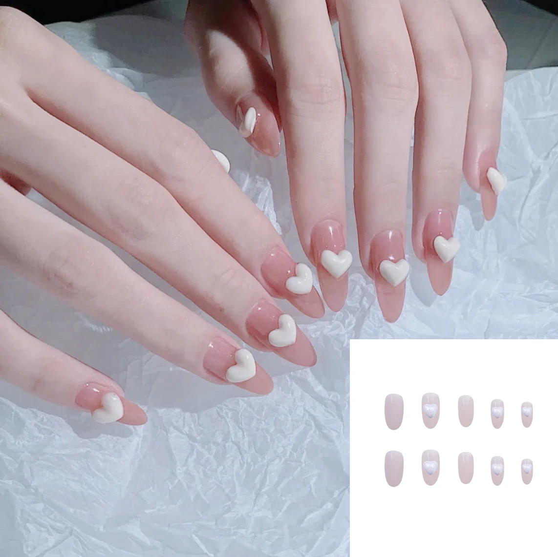 24pcs Diamond Wear Long Paragraph Fashion Manicure Patch False Nails Save Time Wearable Jelly Nail Patch CIN6 899
24pcs Diamond Wear Long Paragraph Fashion Manicure Patch False Nails Save Time Wearable Jelly Nail Patch CIN6 899