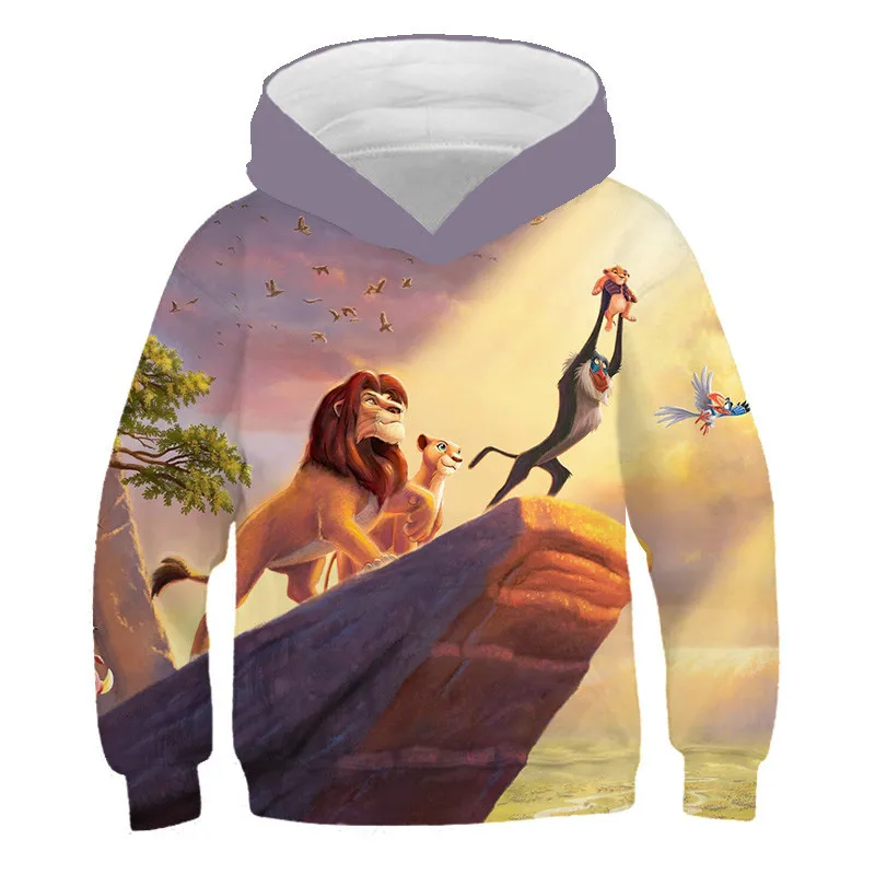 3D Lion King Simba Hoodies For Boys Fall Outdoor Sweatshirt Boys Girls Hoodies Children's Clothing From 4 to 14 Y Cartoon Tops
3D Lion King Simba Hoodies For Boys Fall Outdoor Sweatshirt Boys Girls Hoodies Children's Clothing From 4 to 14 Y Cartoon Tops