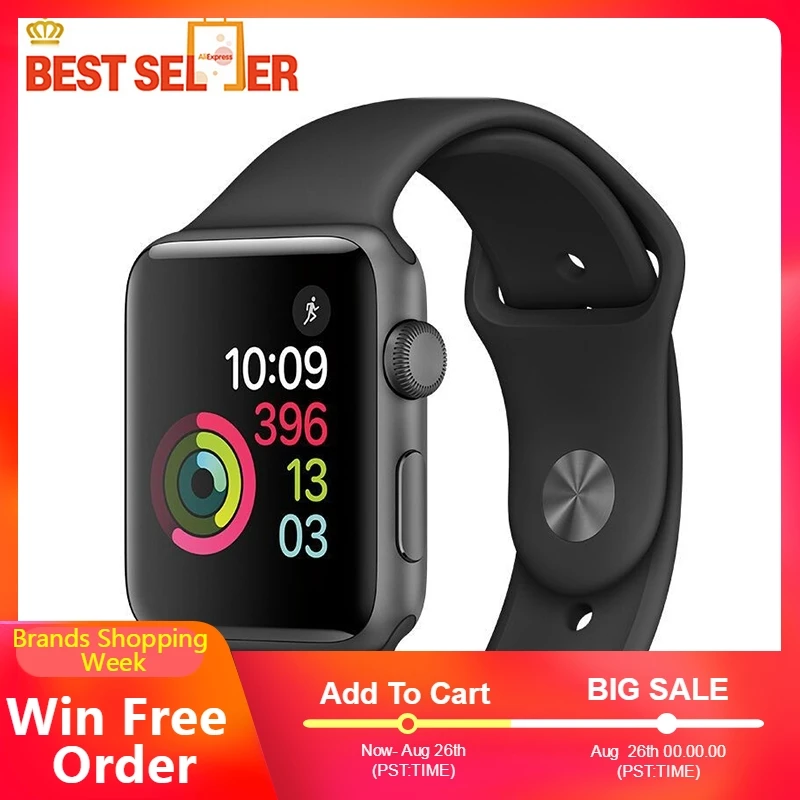 Apple iwatch 1 поколения умные часы 8GB Bluetooth 4 2 38/42 мм кольцо ремни Смарт Носимых