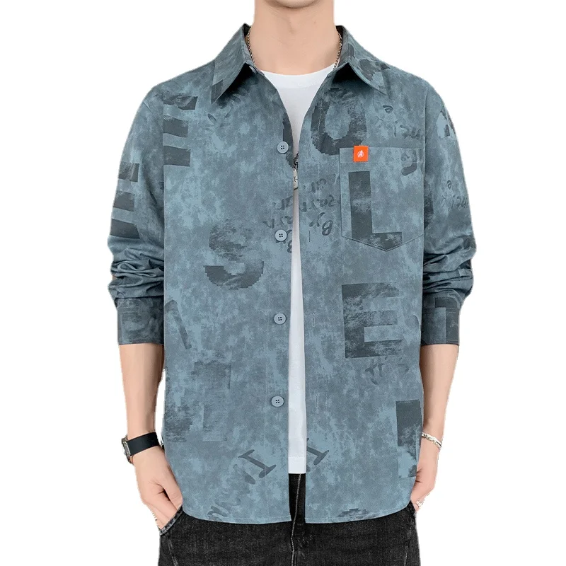 Nieuwe Gepersonaliseerde Camouflage Lange Mouw Mannen Losse Toevallige Knappe Werkkleding Cowboy Shirt Jas Oversize Lange Mouwen
Nieuwe Gepersonaliseerde Camouflage Lange Mouw Mannen Losse Toevallige Knappe Werkkleding Cowboy Shirt Jas Oversize Lange Mouwen