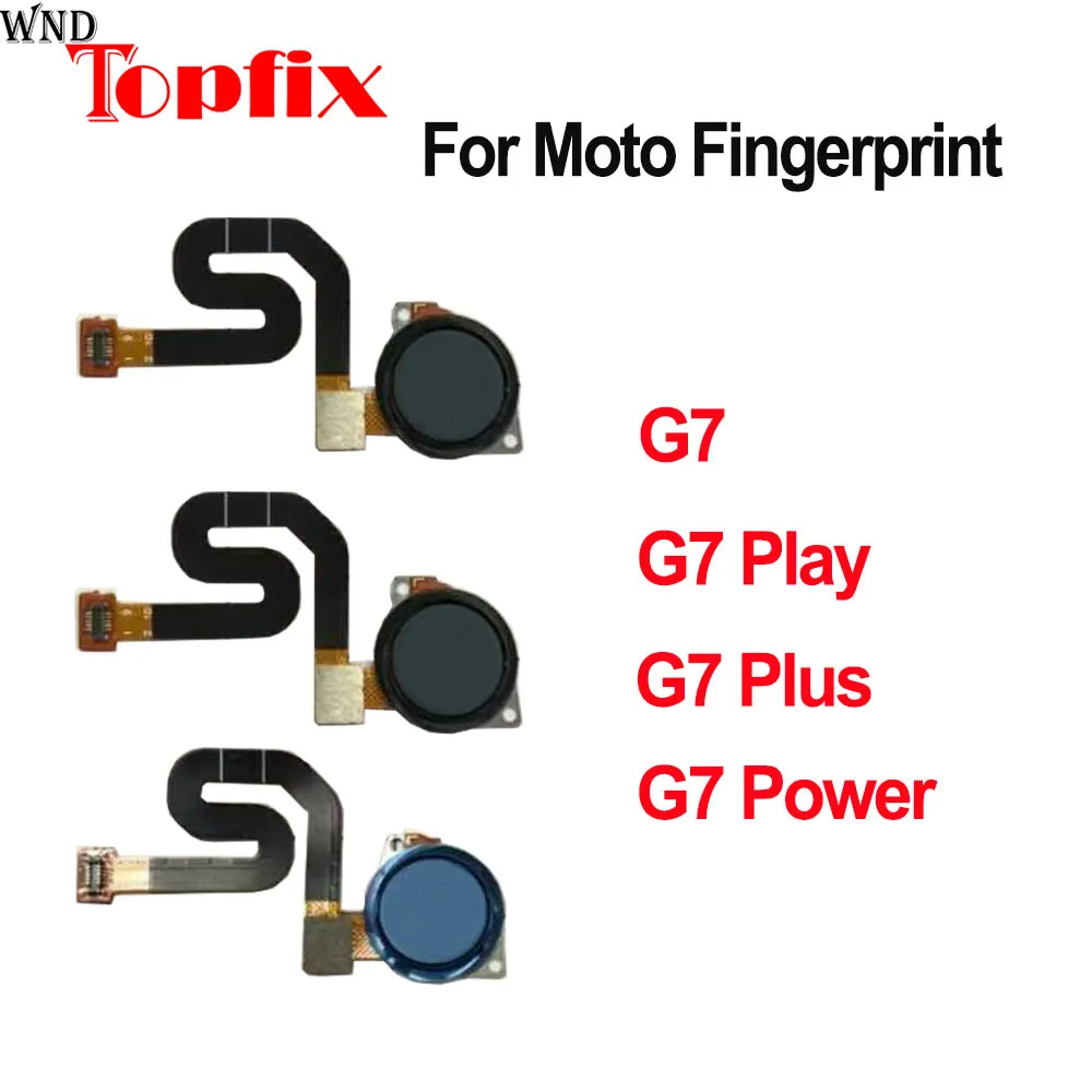 

Touch ID For Motorola Moto G7 Plus Home Menu Button Flex Cable Ribbon Replacement G7 Play / G7 Power Fingerprint Sensor Flex