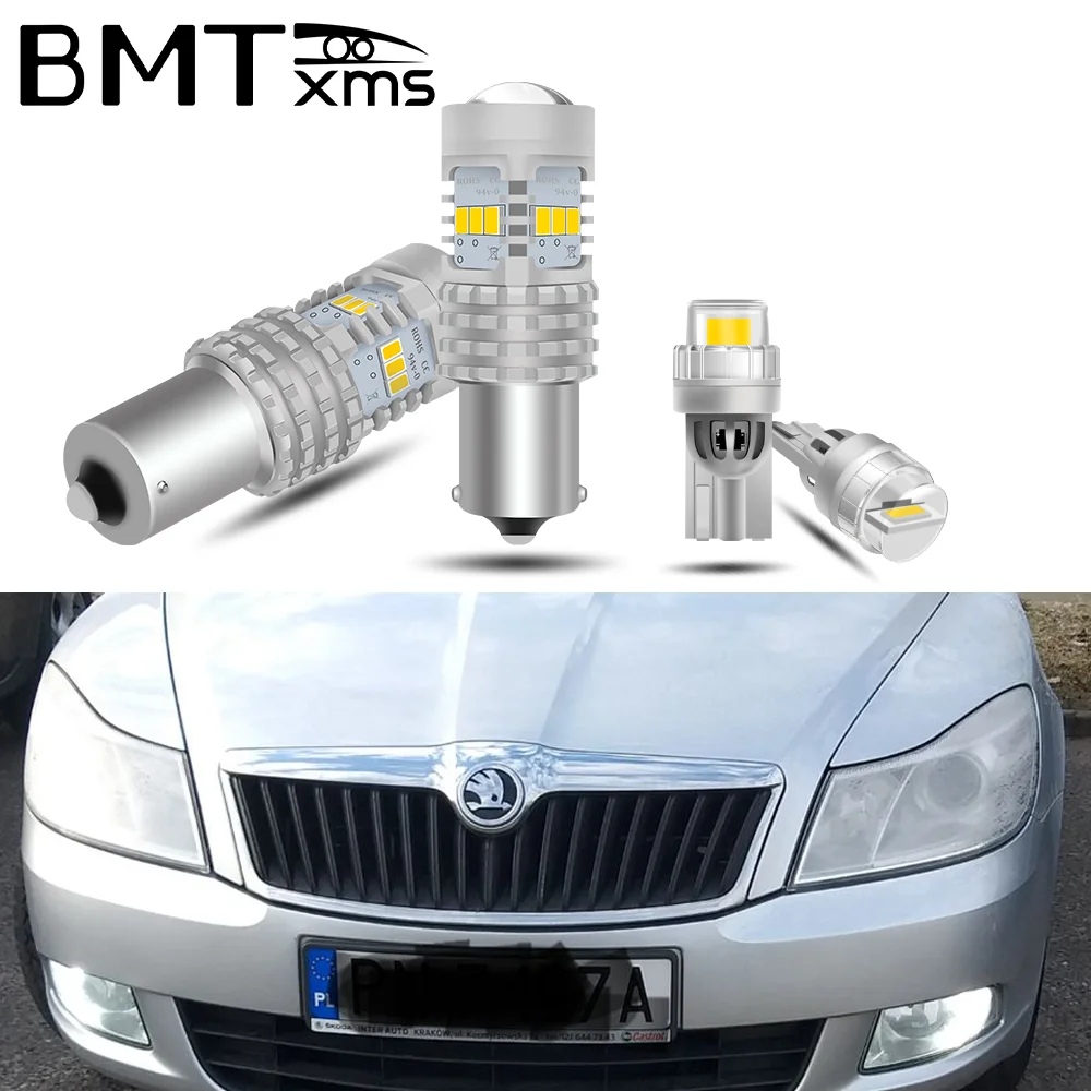 BMTxms White LED Bulb Reverse Daytime Running Light DRL For Skoda Superb Octavia 2 MK2 A5 1Z Parking Position Lamp (09-12)
BMTxms White LED Bulb Reverse Daytime Running Light DRL For Skoda Superb Octavia 2 MK2 A5 1Z Parking Position Lamp (09-12)
