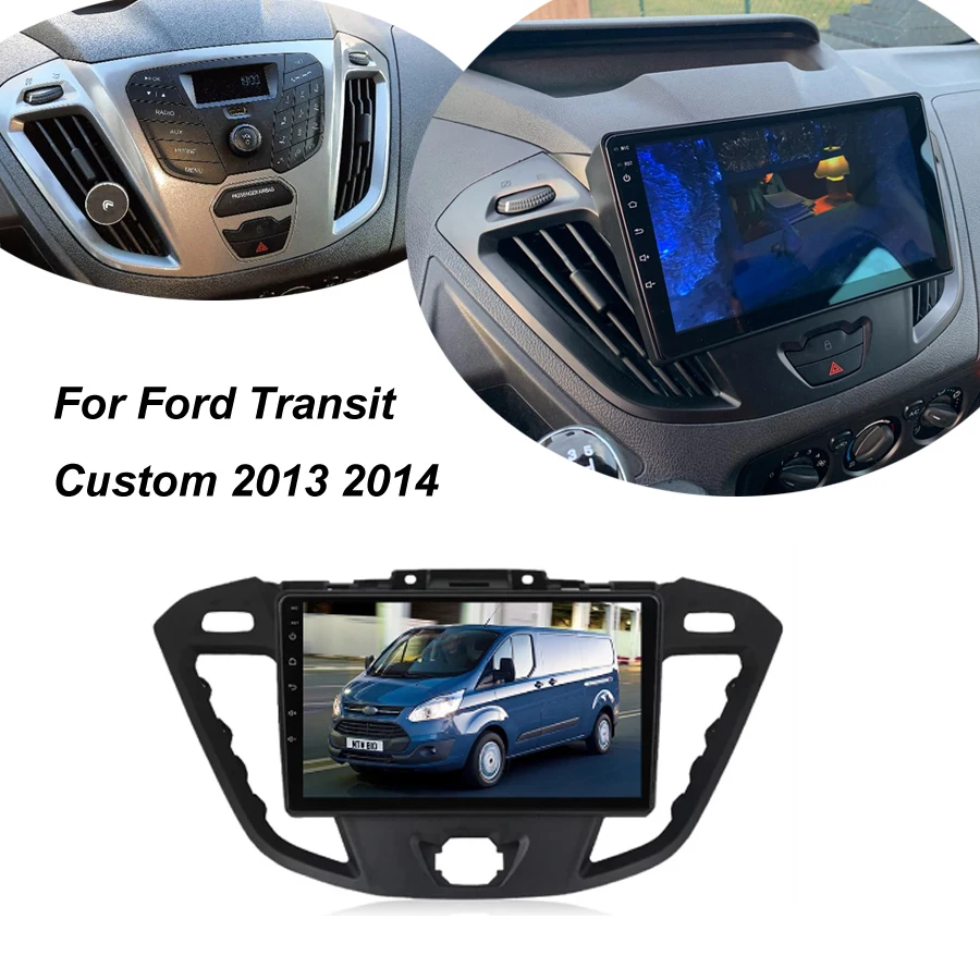 Для Ford Transit Custom 2013 2014 2015 автомобильное мультимедийное радио видеоплеер GPS