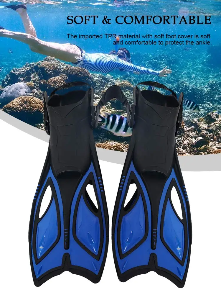 Professional Scuba Diving Fins Adult Adjustable Swimming Shoes Silicone Long Submersible Snorkeling Foot Monofin Diving Flippers
Professional Scuba Diving Fins Adult Adjustable Swimming Shoes Silicone Long Submersible Snorkeling Foot Monofin Diving Flippers
