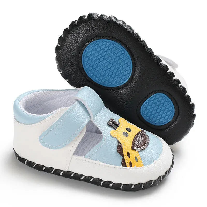 Newborn Baby Cartoon Crib Shoes Soft Leather Baby Toddler Walking Pram Shoes Non Slip Prewalkers First Walkers Sandals 0-18M
Newborn Baby Cartoon Crib Shoes Soft Leather Baby Toddler Walking Pram Shoes Non Slip Prewalkers First Walkers Sandals 0-18M