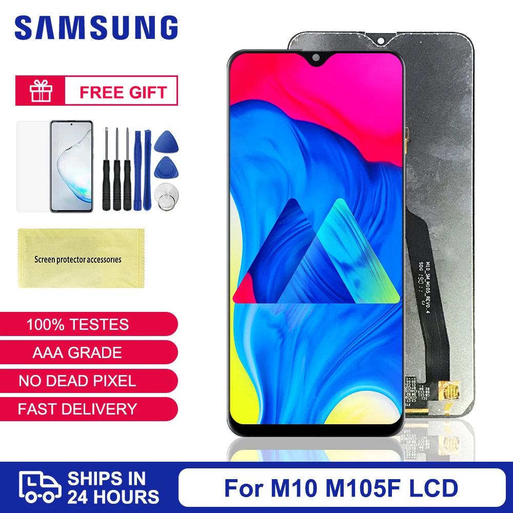 6.22" Original Replacement LCD For Samsung Galaxy M10 M105F M105G M105Y, with Touch Screen Digitizer, For Galaxy M10 LCD Display
6.22" Original Replacement LCD For Samsung Galaxy M10 M105F M105G M105Y, with Touch Screen Digitizer, For Galaxy M10 LCD Display