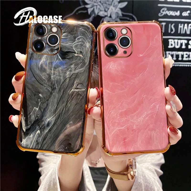 Silicone Plating Marble Luxury Phone Case for Iphone 12 11 Pro Max Xsmax XR XS 8 7 Plus Ultra-thin Shockproof Protection Cover
Silicone Plating Marble Luxury Phone Case for Iphone 12 11 Pro Max Xsmax XR XS 8 7 Plus Ultra-thin Shockproof Protection Cover