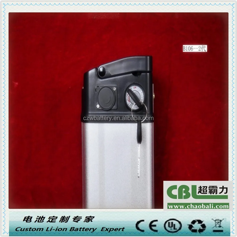 CBL105 Series 36v 10ah electric bike li ion battery with charger CLB105-36V10ah-YNM
CBL105 Series 36v 10ah electric bike li ion battery with charger CLB105-36V10ah-YNM