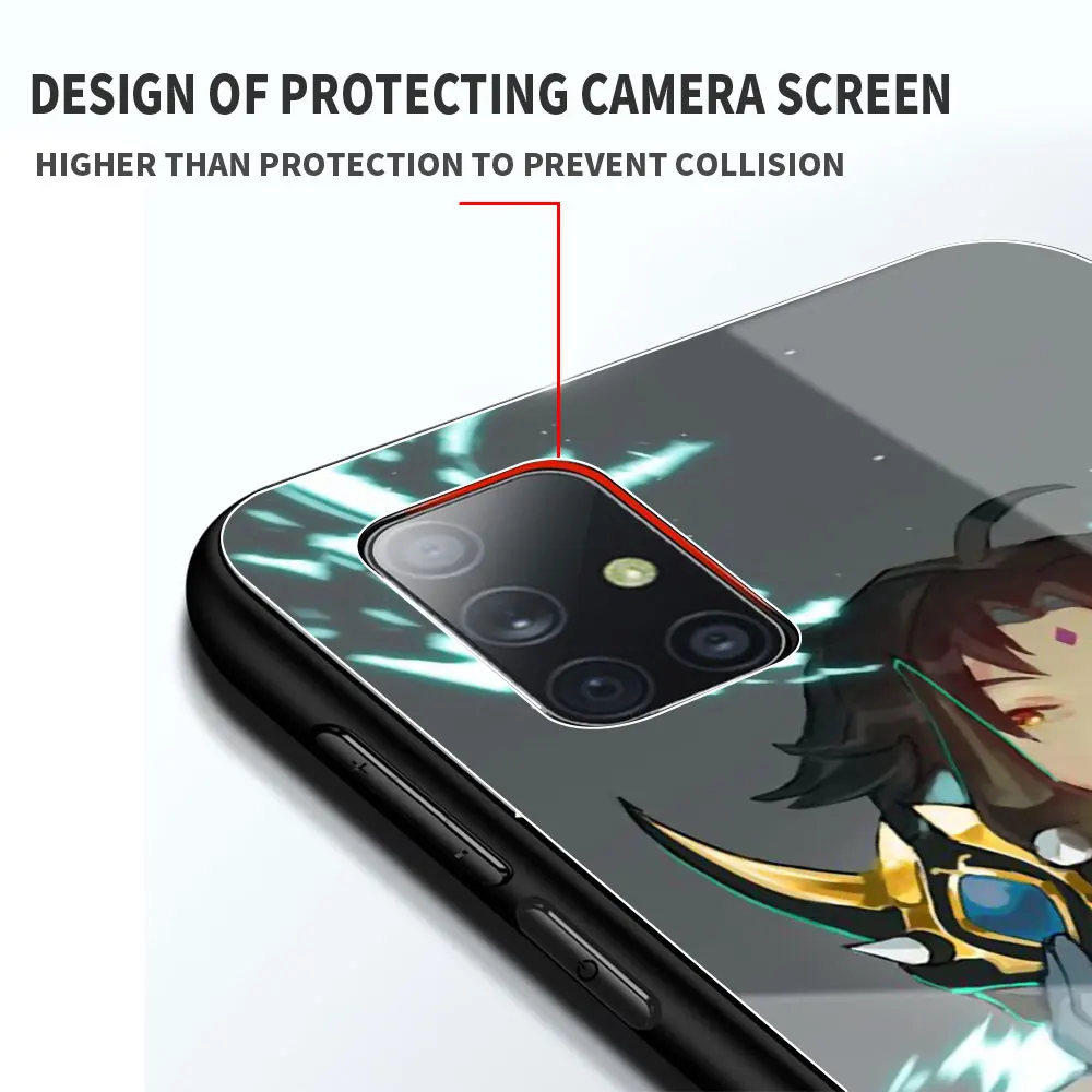 Genshin Impact Xiao Game Phone Case for Samsung Galaxy A51 A71 A50 A70 A21s A31 A10 A41 A20e A30 A11 A40 Tempered Glass Cover
Genshin Impact Xiao Game Phone Case for Samsung Galaxy A51 A71 A50 A70 A21s A31 A10 A41 A20e A30 A11 A40 Tempered Glass Cover