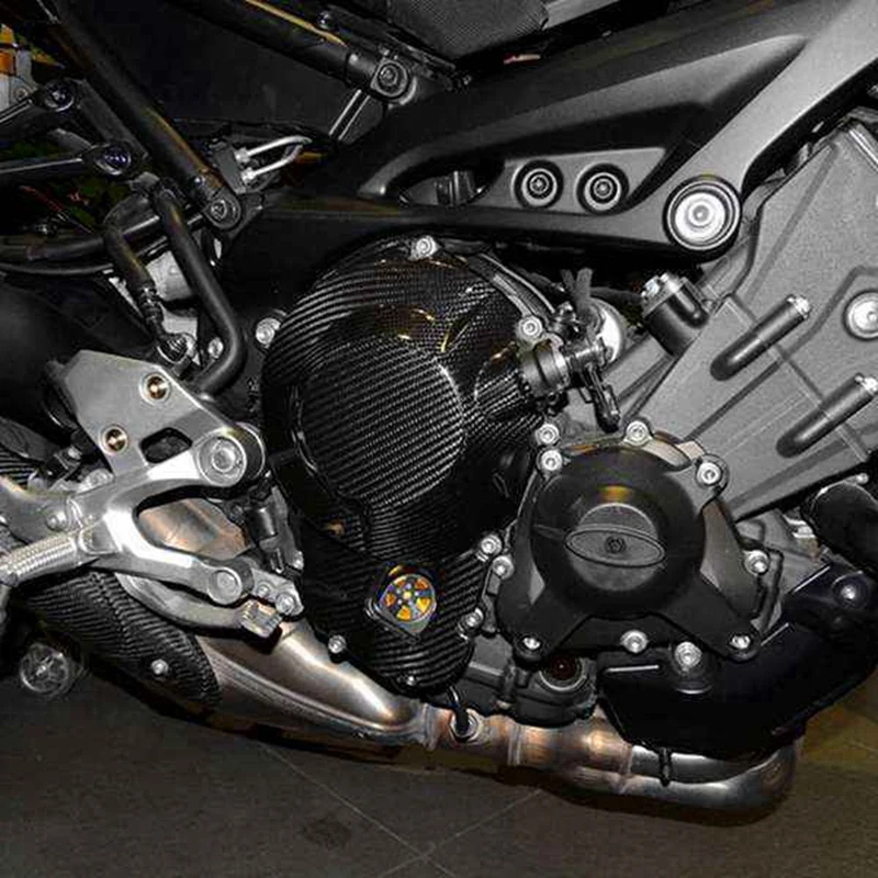 for MT09 Motorcycles Engine Cover Protection Real Carbon Fiber Right Clutch Cover for Yamaha MT-09 2013-2019
for MT09 Motorcycles Engine Cover Protection Real Carbon Fiber Right Clutch Cover for Yamaha MT-09 2013-2019