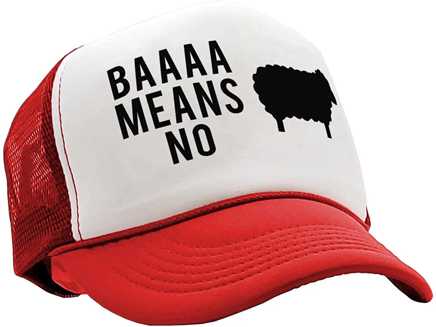 Пародия NO-Sheep BAAAAAA означает NO-Sheep-Винтажный стиль ретро | Аксессуары для одежды