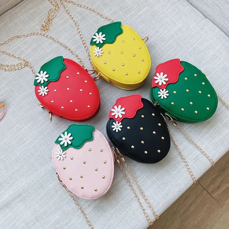 Kids Baby Girls Cute Mini Hand Bag Fashion PU Leather Coin Purse Wallet Lovely Children Strawberry Rivet Crossbody Pouch
Kids Baby Girls Cute Mini Hand Bag Fashion PU Leather Coin Purse Wallet Lovely Children Strawberry Rivet Crossbody Pouch