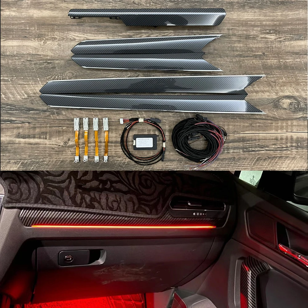 Dashboard ambient light RGB ambient light passenger multi-color ambient light for VW Tiguan MK2 Neon Light car interior light
Dashboard ambient light RGB ambient light passenger multi-color ambient light for VW Tiguan MK2 Neon Light car interior light