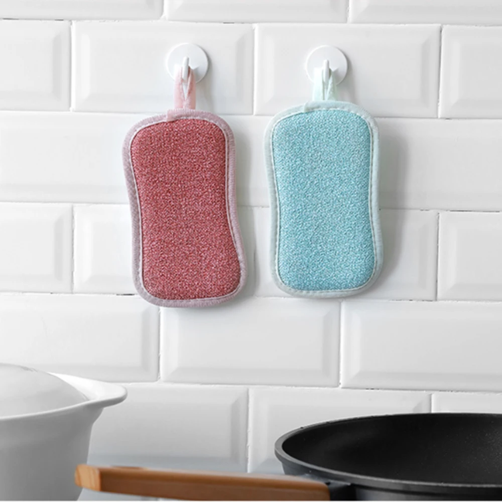 4 Pcs Double Sided Highly Efficient Scouring Pad Dish Cloth Kitchen Cleaning Tools Wipers Strong Decontamination Dish Towels 
4 Pcs Double Sided Highly Efficient Scouring Pad Dish Cloth Kitchen Cleaning Tools Wipers Strong Decontamination Dish Towels