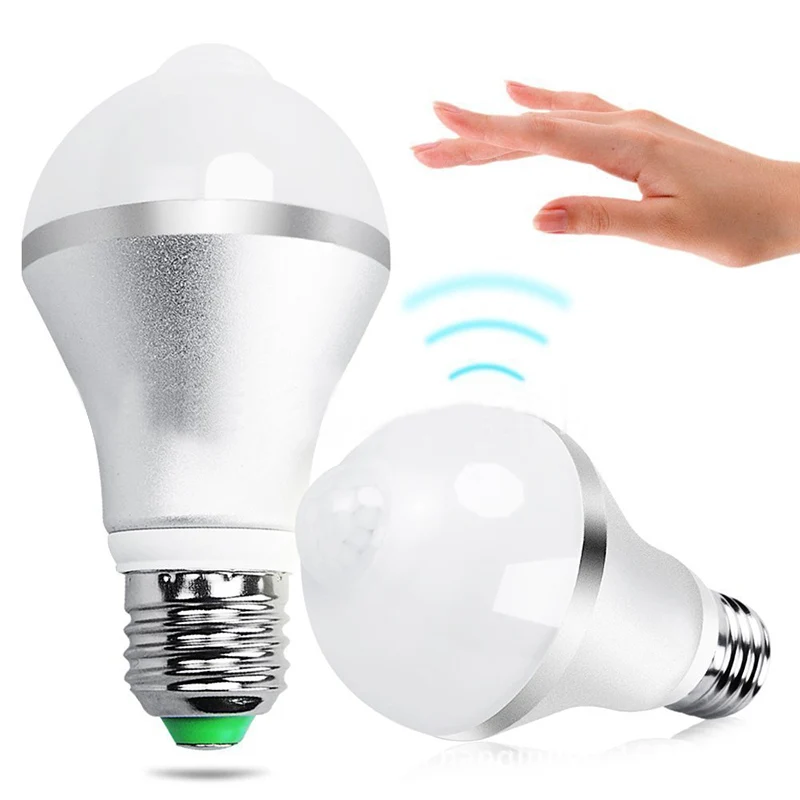PIR Motion Sensor Light Bulb 9W LED Sensor Light Bulb for Stairs Garage Corridor Porch Walkway S7
PIR Motion Sensor Light Bulb 9W LED Sensor Light Bulb for Stairs Garage Corridor Porch Walkway S7