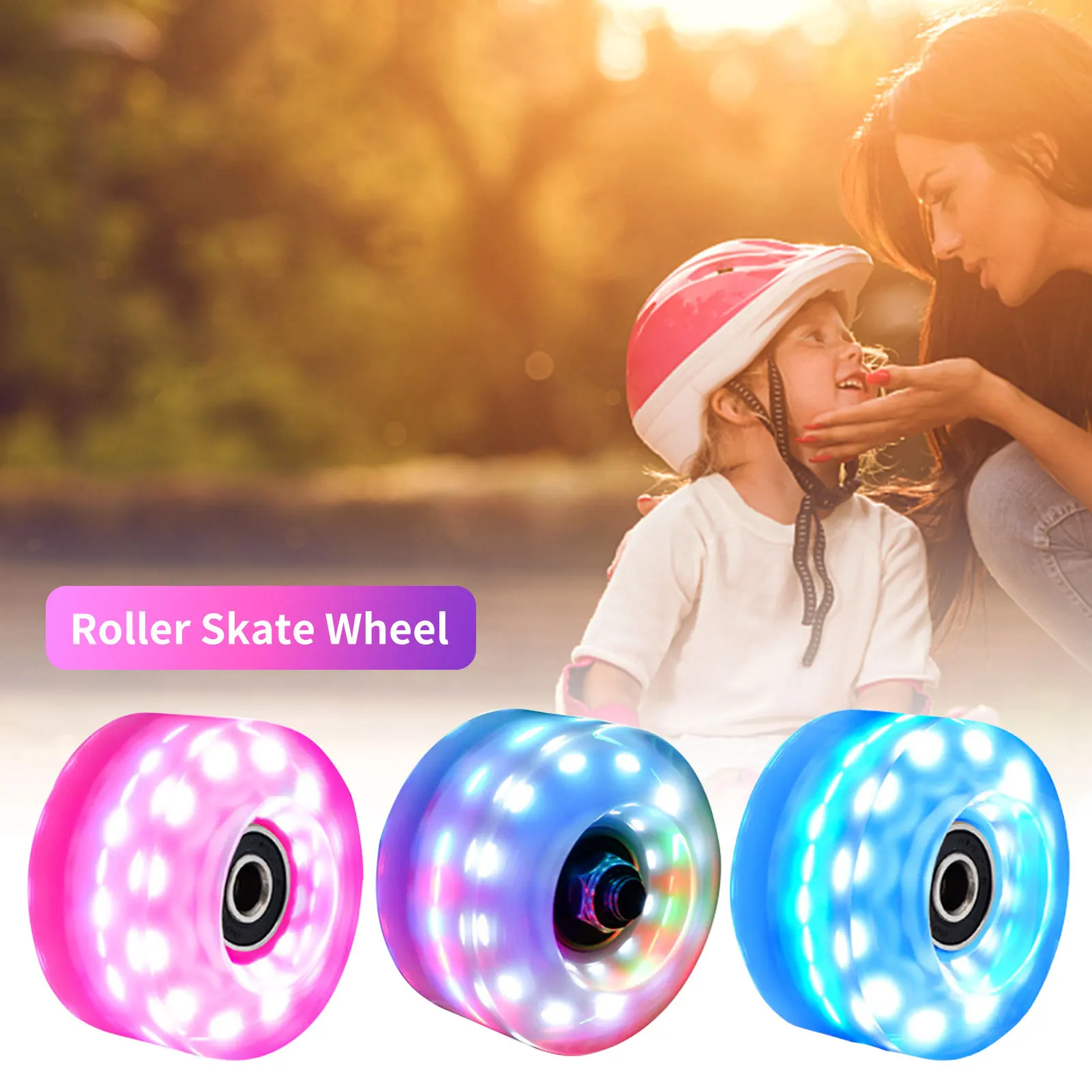 4pcs Roller Skate Wheels Light Up Wheels For Roller Skates Skateboards Accessories 32X58mm PU Flashing Wheels With Wrench
4pcs Roller Skate Wheels Light Up Wheels For Roller Skates Skateboards Accessories 32X58mm PU Flashing Wheels With Wrench