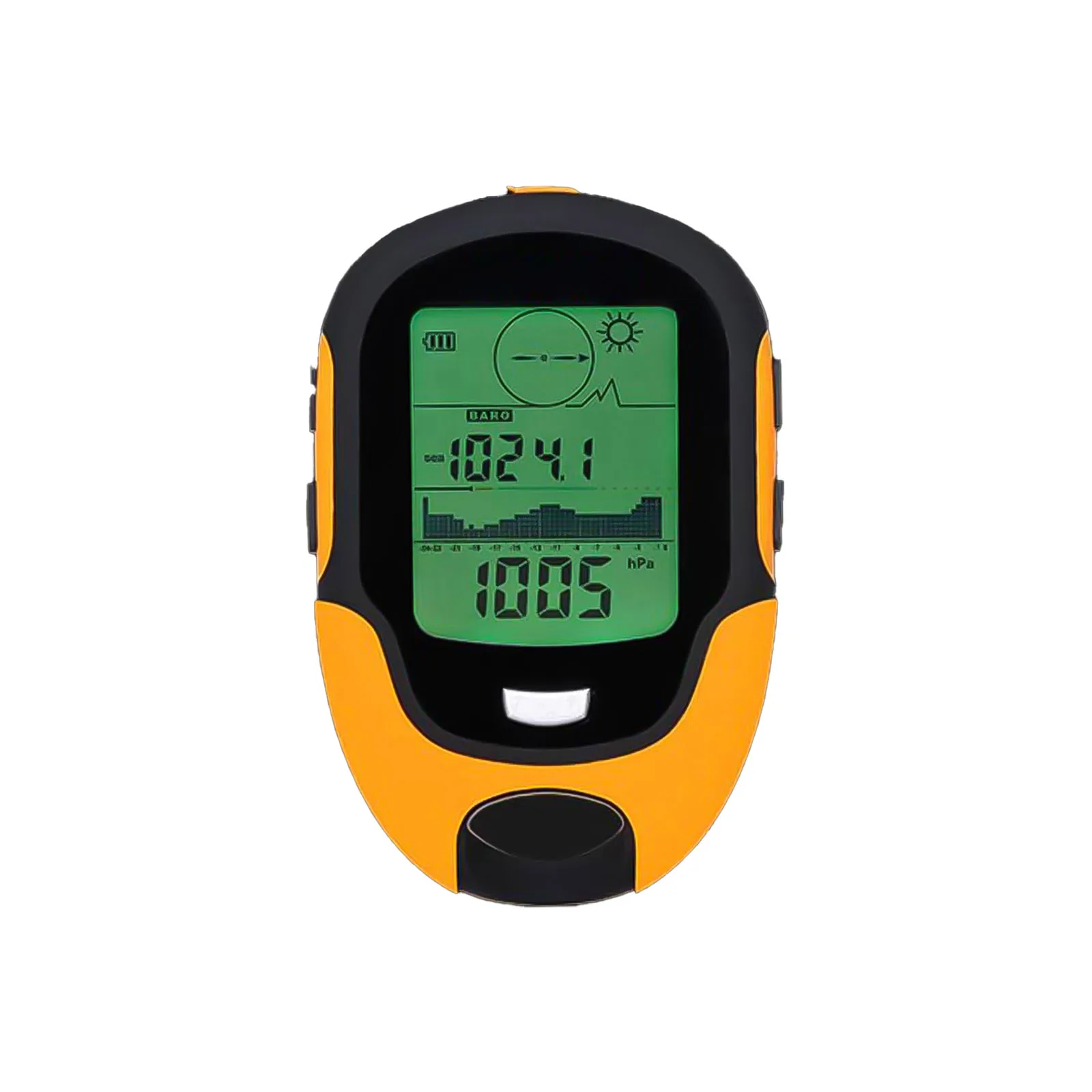 Multifunctional Digital Altimeter With LED Backlight Hand-Held Barometer Altimeter With Weather Forecast Function Hiking
Multifunctional Digital Altimeter With LED Backlight Hand-Held Barometer Altimeter With Weather Forecast Function Hiking