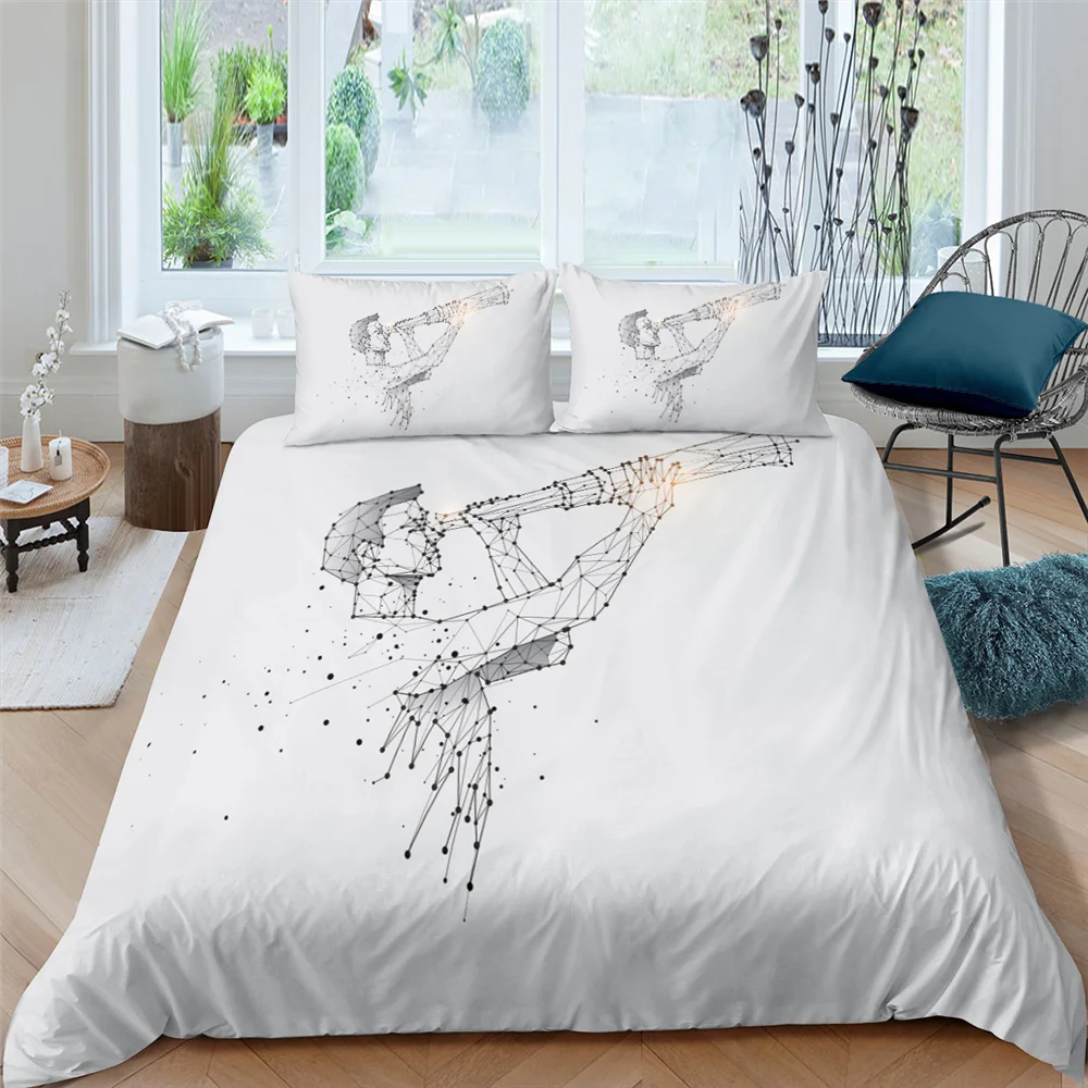 Point Line Combination Printed Bedding Set White Art Home Textiles Soft 3pc Bedroom Pillowcase Duvet Cover Single Twin Full Size
Point Line Combination Printed Bedding Set White Art Home Textiles Soft 3pc Bedroom Pillowcase Duvet Cover Single Twin Full Size