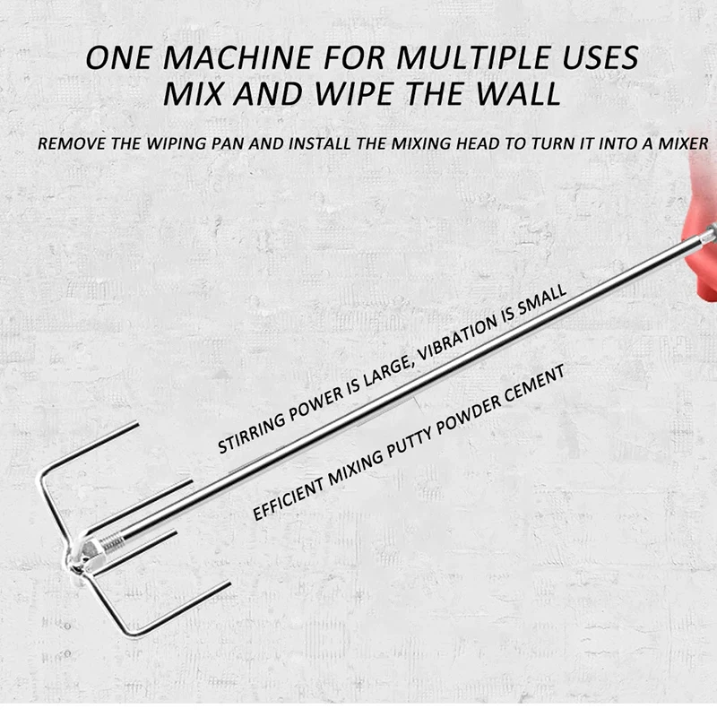 Electric Concrete Cement Mortar Polisher Wall Floor Polishing Putty Mixer Machine Extension Rod 1680W
Electric Concrete Cement Mortar Polisher Wall Floor Polishing Putty Mixer Machine Extension Rod 1680W