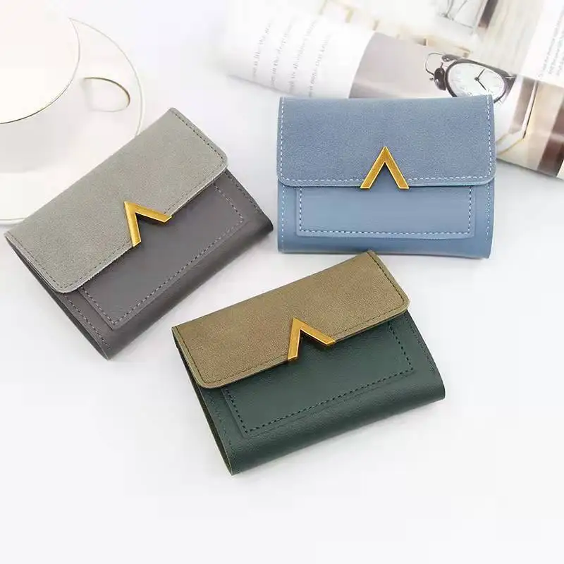 Fashion Patchwork Wallets for Women PU Leather Small Cute Short Wallet Credit Card Holder Wallets Female Coin Purse Candy Color
Fashion Patchwork Wallets for Women PU Leather Small Cute Short Wallet Credit Card Holder Wallets Female Coin Purse Candy Color