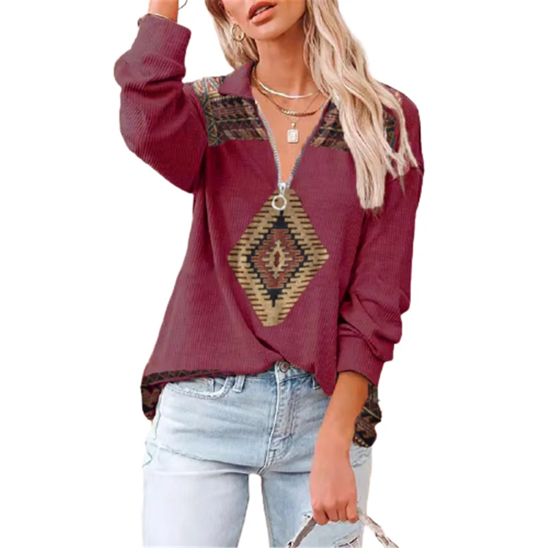 High Quality Autumn Winter Women T shirt Vintage Print Long Sleeve Loose Casual T shirt Top Oversized V-neck Streetwear Clothing
High Quality Autumn Winter Women T shirt Vintage Print Long Sleeve Loose Casual T shirt Top Oversized V-neck Streetwear Clothing