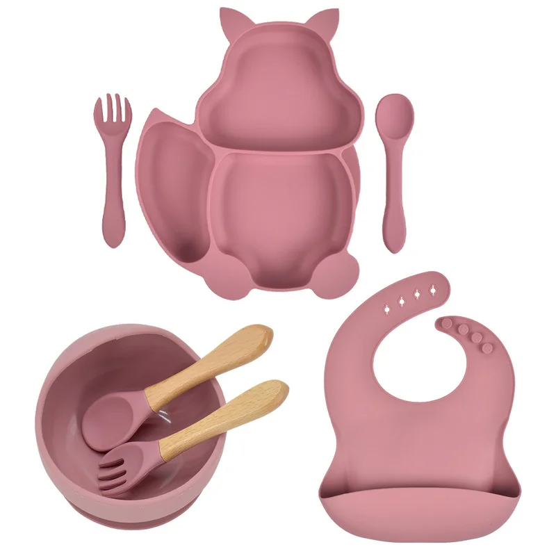 7PCS/Set Baby Plates Bowl Set Food Grade Silicone Kitchenware Suction Children's Tableware Silicone Compartment Baby Dishes
7PCS/Set Baby Plates Bowl Set Food Grade Silicone Kitchenware Suction Children's Tableware Silicone Compartment Baby Dishes