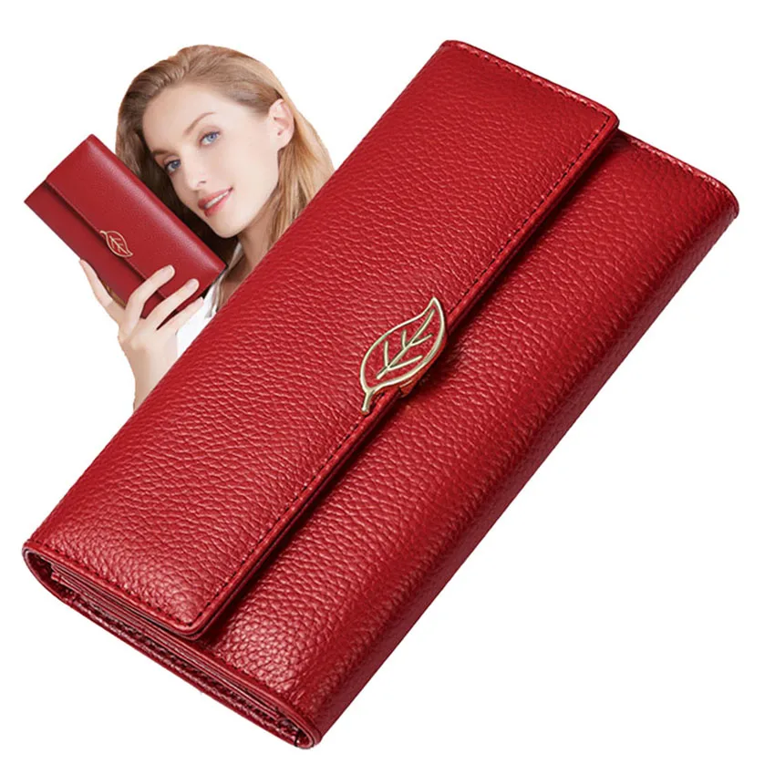 New Genuine Leather Women Wallets Long Clutch bag Bank Credit Card Holder Purse Soft Cowhide Female Clutch Wallet Phone bag 2020
New Genuine Leather Women Wallets Long Clutch bag Bank Credit Card Holder Purse Soft Cowhide Female Clutch Wallet Phone bag 2020