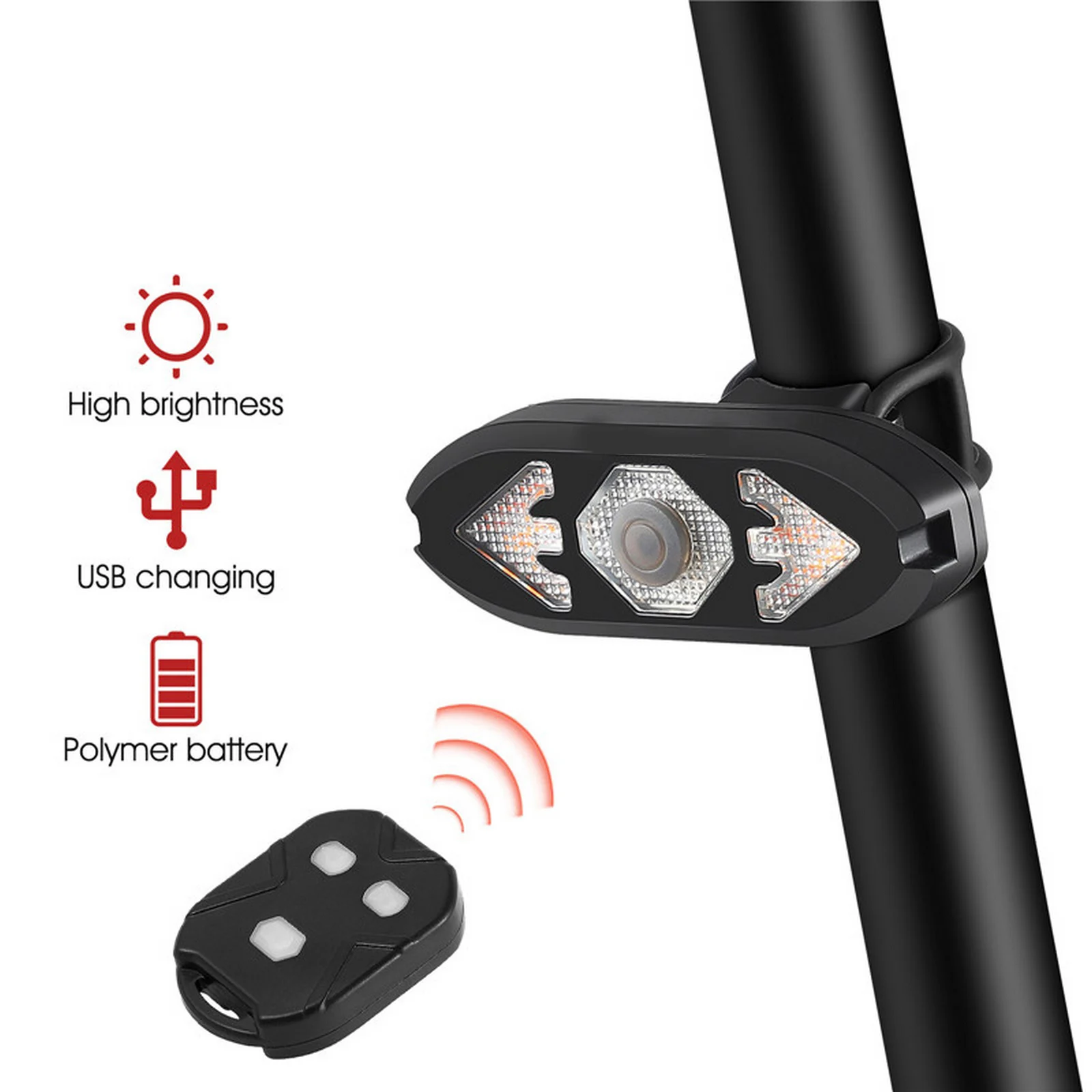 Сигнал поворота для велосипеда, Беспроводной светодиодный задсветильник фсветильник с клаксоном, зарядка через USB, 5 режимов работы
Сигнал поворота для велосипеда, Беспроводной светодиодный задсветильник фсветильник с клаксоном, зарядка через USB, 5 режимов работы